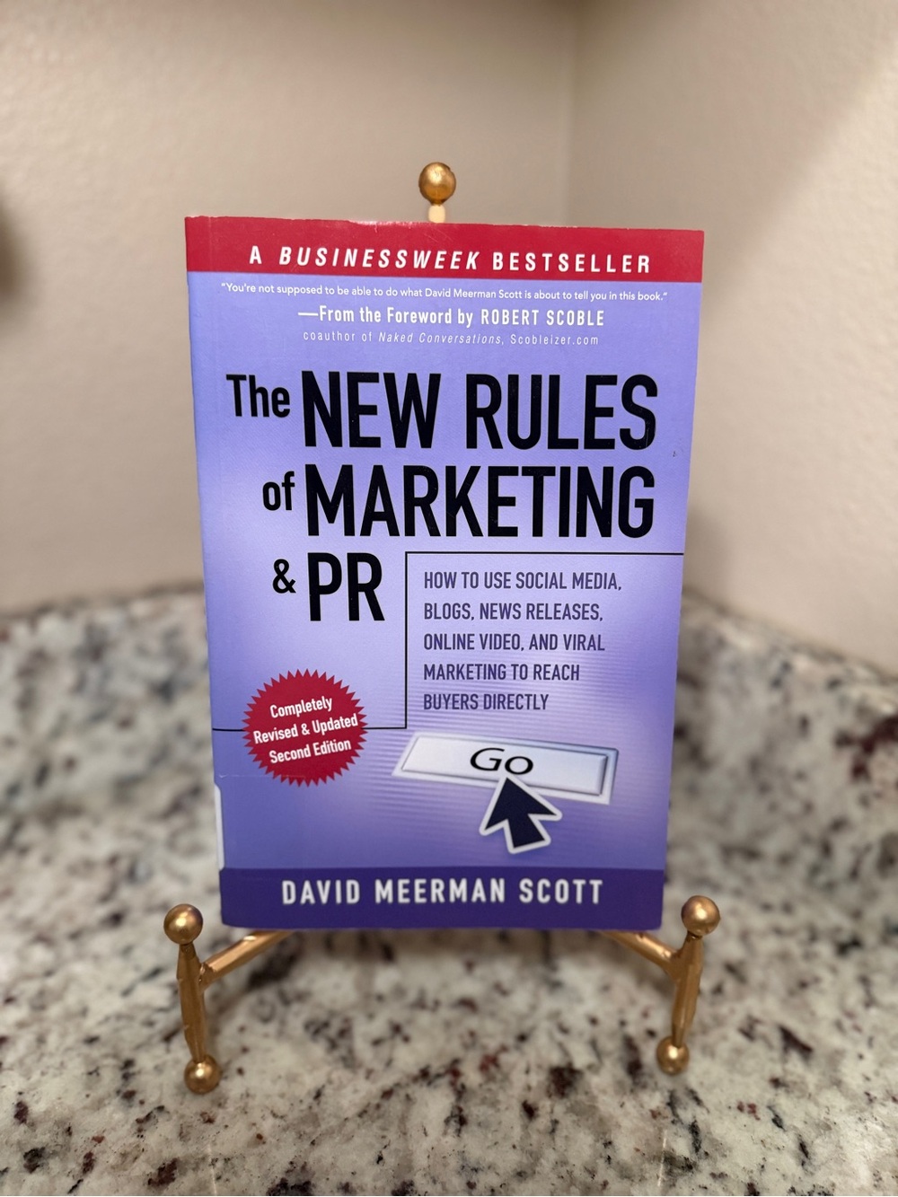 The New Rules of Marketing & PR by David Meerman Scott - Purple Cover